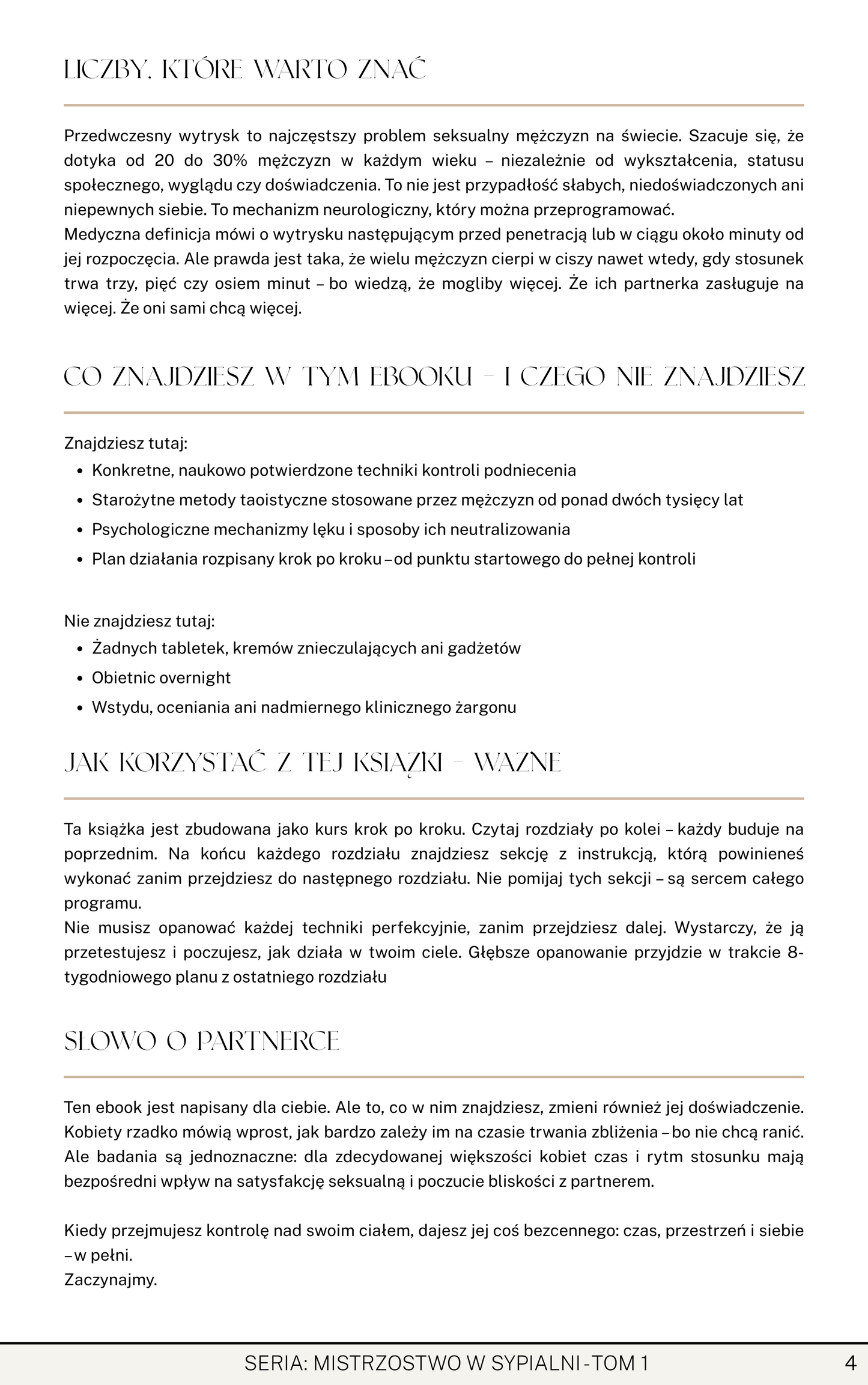 Wytrzymaj Dłużej - Kompletny Przewodnik Kontroli Wytrysku [E-Book PDF]